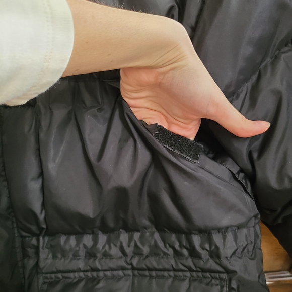 Outdoor Spirit Black Duck Down Feather Filled Massive Puffer Coat/Jacket Size L - Picture 7 of 13
